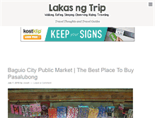 Tablet Screenshot of lakas.com.ph